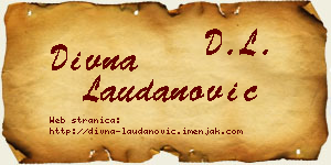 Divna Laudanović vizit kartica